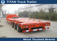 Customized Steel HG60 heavy duty utility trailer 100 - 150 ton 3 lines 6 axles