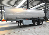 35000 Liters Capacity military tanker truck trailer , two axles semi trailer tanker supplier