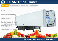 Thermo King 20ft 40ft 53ft carrier trailer refrigeration For Frozen Food Transportation supplier