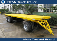 Single / double axles pintle hitch trailers with front board , agricultural trailers