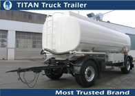 Large capacity Custom fuel tanker Drawbar Trailer with exchangeable king pin