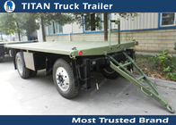 High strength low alloy steel draw bar trailer with 1 axles , 2 axles , 3 axles optional
