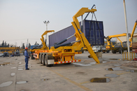 Tri Axle Container Side Lift  Side Loader Trailer For Djibouti Market supplier