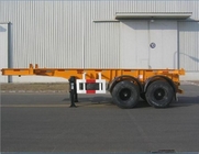 2 Axle 20ft / 40ft Container Transportation Skeleton Semi Trailer Big Capacity