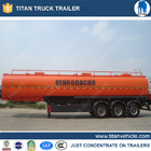 customized tri axle 42000 litre diesel tanker trailer for Mauritius