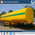 Tri - axle crude oil , petrol tanker trailer with customized capacity , size , color