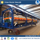 40ft Crude oil trailers with thermal insulation for transport diesel , fuel , water