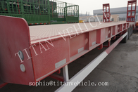 Best price 4 line 8 axle lowbed trailer loading weight 150ton supplier