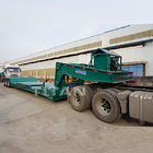 TITAN 3 axle 60 tons low bed trailer for excavator detachable gooseneck lowboy trailer price for sale supplier
