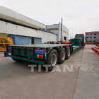 TITAN 3 axle 60 tons low bed trailer for excavator detachable gooseneck lowboy trailer price for sale supplier