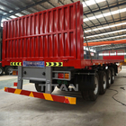 TITAN  4 axles container flatbed trailers with container lock  flatbed semi trailer supplier