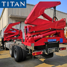 TITAN side loader trailer 20ft container hammar lift trailer truck for sale supplier
