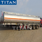 TITAN aluminum monoblock fuel oil tanker semi trailer for sale supplier