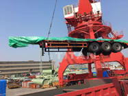 TITAN 3/4/6 axles 40/60/80 tons machine carrier port engine low flat bed trailer supplier