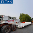 TITAN factory price 3 axles 50/60 tons removable gooseneck lowboy semi trailer supplier