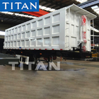 TITAN 2 axle 40-60 ton heavy duty rear tipping dump semi trailer supplier