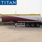 TITAN tri-axle 45000 liters oil transport fuel tanker trailers supplier