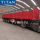 40 Tons 4 Axle Sideboard Platform Cargo Side Wall Semi Trailer supplier
