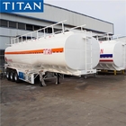 3 Axle 50000 Liters Carbon Steel Fuel Tanker Trailer Manufacturers supplier