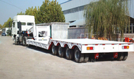 TITAN VEHICLE  120 ton hydraulic detachable neck lowboy trailer for sale supplier