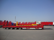 4 axle 30 tons to 100 tons low bed truck trailer with lowbed height for sale supplier